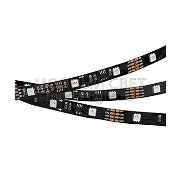 Лента SPI-5000-AM 12V RGB (5060,150 LED x3,1804, Black)
